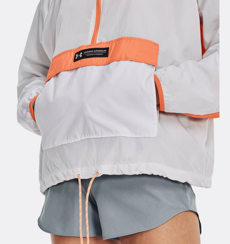 Campera Buzo Under Armour Rush Capucha Ripstop Deportes Moda