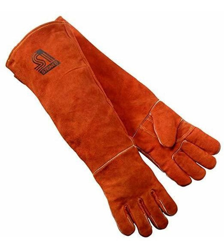 Steiner 21923-l Soldadura Guantes, Naranja Burnt Y-series De