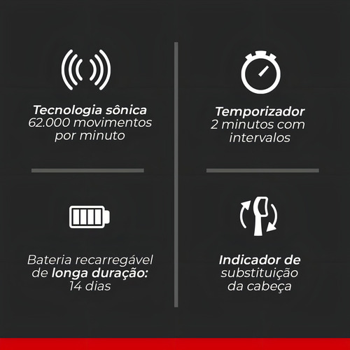Cepillo de dientes eléctrico sónico Philips Colgate Sonic SonicPro 50 blanco/negro 127V -
