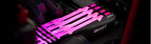 Imagen 9 de 10 de Memoria Ram Ddr4 16gb 3200mhz Kingston Fury Beast Rgb