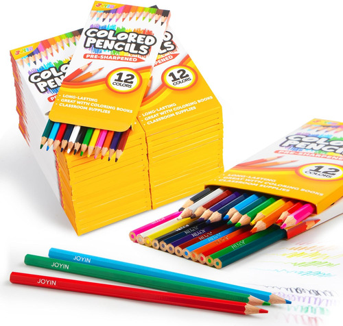 Joyin 432 Count Colored Pencils Bulk, Pre-sharpened Color...