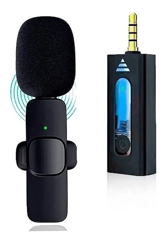 Microfono Inalambrico De Solapa Para Camara Celular Parlante