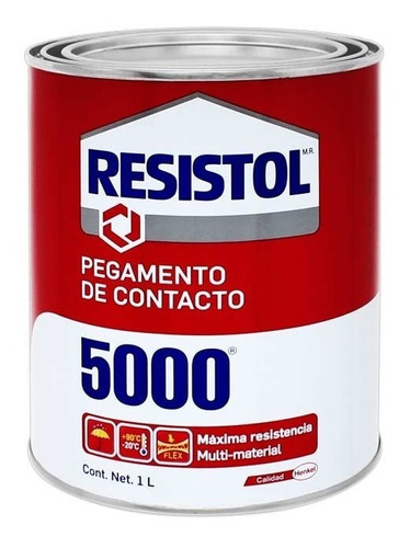 Pegamento Resistol 5000 1 Litro Amarillo Henkel 2373802