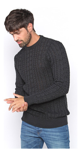 Sweater Hombre Punto Trenzado Old Bridge Groove