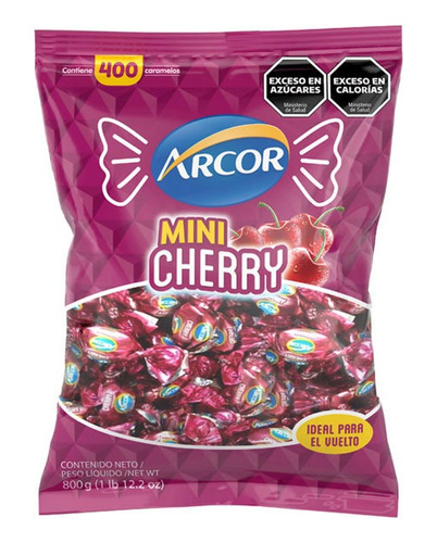 Caramelo Mini Cherry X800grs - Arcor Oficial