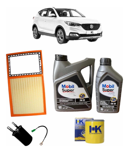 Kit Aceite Motor + Filtros Mg Zs Motor 1.5 Aire Combustible