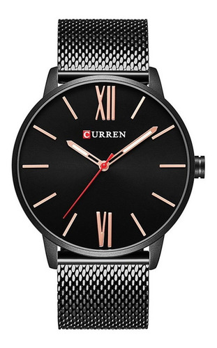 Curren 8238 Mens Casual Ultra-fino Relógio De Pulseira De Aç