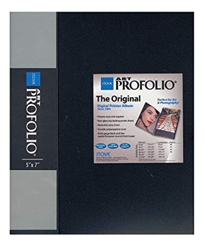 Itoya Of America Ia-12-16 Profolio 16x20 Tamaño Arte, Negro