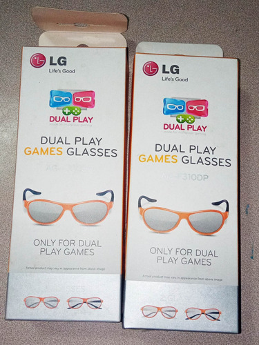 Dual Play Games Glasses Ag-f310dp  LG Lentes Duales Cinema3d