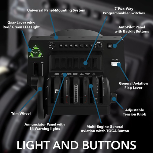 Honeycomb Flight Simulator Bravo Throttle Quadrant