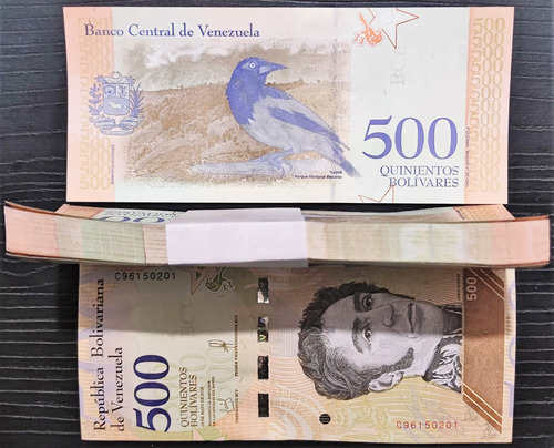 Fajo 500 Bolivares Soberanos 2018 Unc