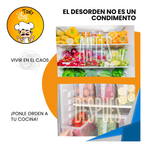 Organizador Multiusos Apilable Con Divisor Y Tapa | Versátil