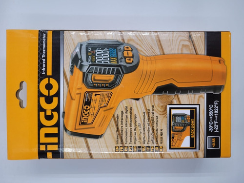 Imagen 6 de 7 de Pistola Termómetro Medidor Láser De Temperatura Marca Ingco