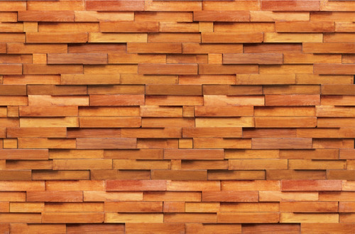 Imagen 2 de 10 de Papel Tapiz Paneles De Madera Moderno Autoadherible Pared