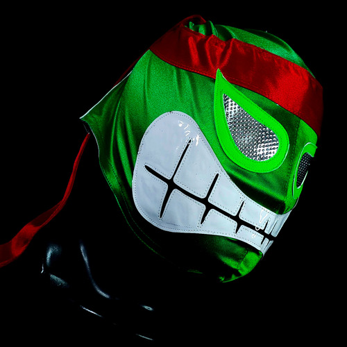 Mascara Luchador Semiprofesional Tortuga Lucha Libre Rafael