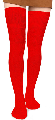 Calcetines Altos De Algodón Extra Largos Para Mujer ...