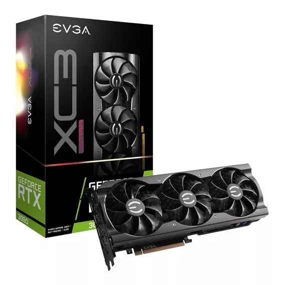 Placa De Video Evga Nvidia Rtx 3090 24gb Xc3 Ultra Gaming