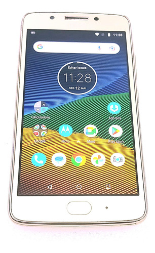 Tela Moto G5 Xt1672 - Completa - Ler Descrição - Cel844 Dourado-escuro