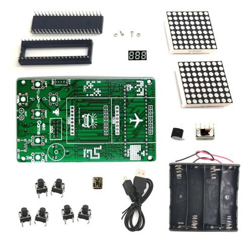 Diy Kit Electronico Maquina De Juego Tetris, Snake, Etc