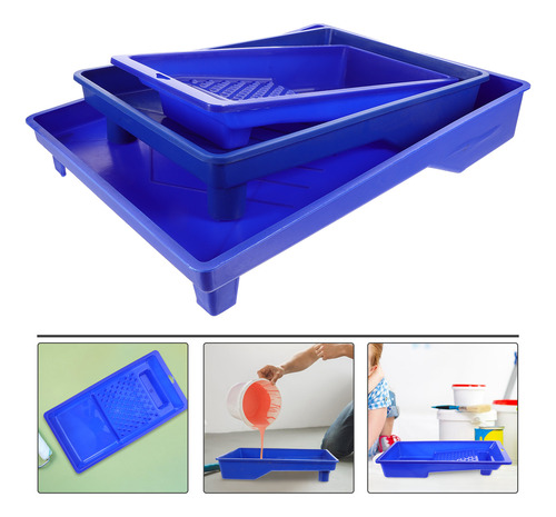 Recipiente De Plástico Para Llenar Bandejas De Pintura, 3 Un