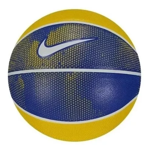 Bola de Basquete Swoosh Mini Nike 3 Armory Blue/Volt - Esporte