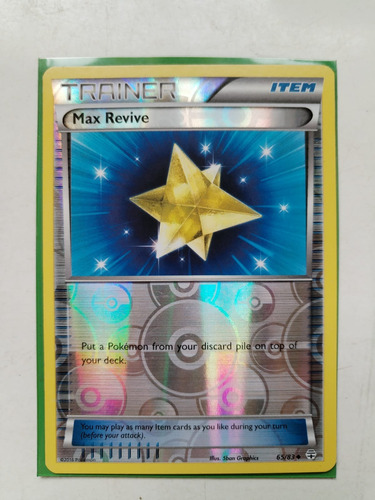 Max Revive - 65/83 - Uncommon Reverse Holo Pokemon Tcg (Usado)