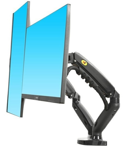 Imagen 1 de 10 de Soporte Dos Brazo Monitor Doble North Bayou F160 17 A 27 Nb
