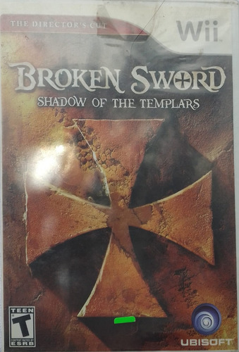 Broken Sword Nunca Abierto Detalles En Celofán Para Tu Wii