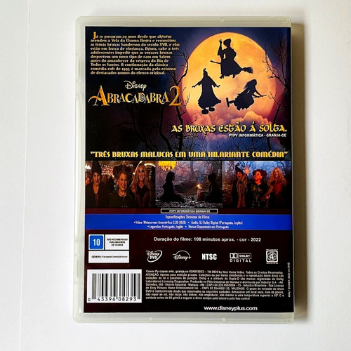 Dvd Abracadabra 2 Hocus Pocus 2022 Dub E Leg
