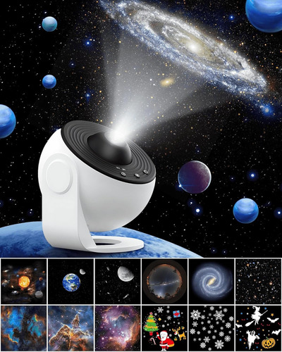 Proyector De Galaxias Con Luces De Estrella Para Dormitorio,