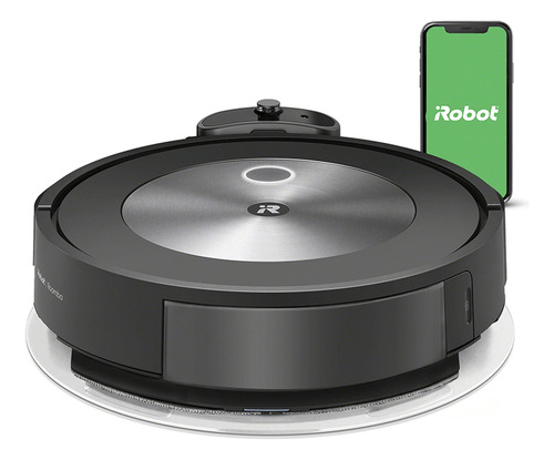 Robô Aspirador Roomba Combo J5, 2 Em 1, Aspira E Passa Pano, Cor Preto 127/220V