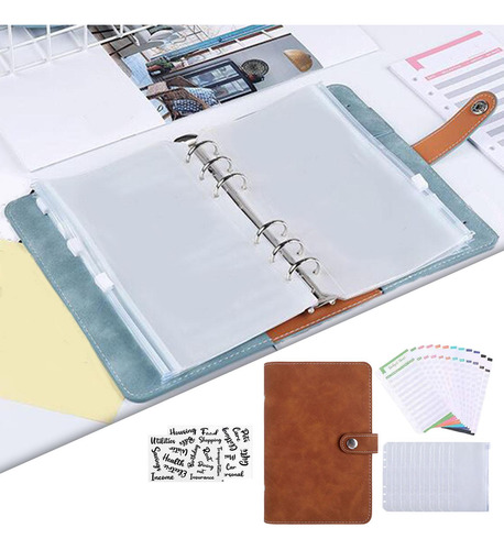 Carpeta De Cuaderno Organizador De Planificador De Marrón