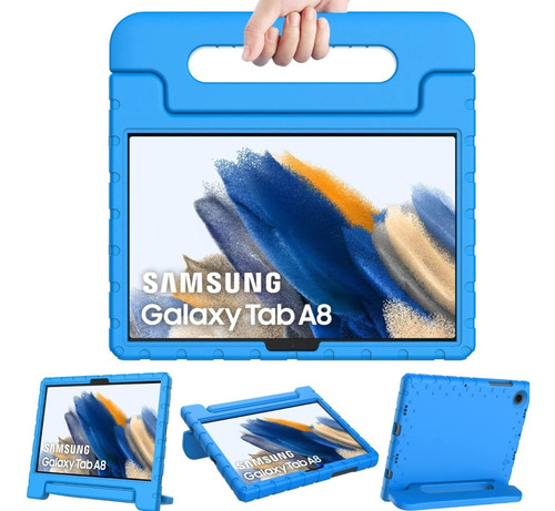 Funda Agarradera Uso Rudo Para Galaxy Tab A8 10.5 X200/x205