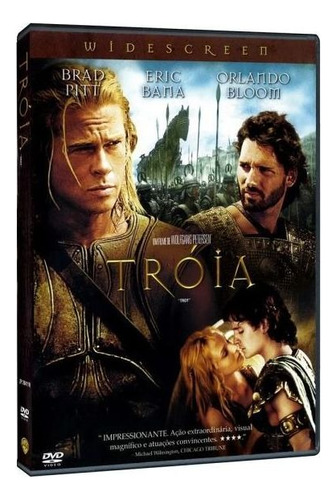 Dvd Tróia - Brad Pitt, Orlando Bloom - Lacrado Original