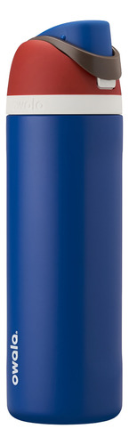 Botella Owala Freesip Marvel Capitan America Aceroinox 710ml Color Azul