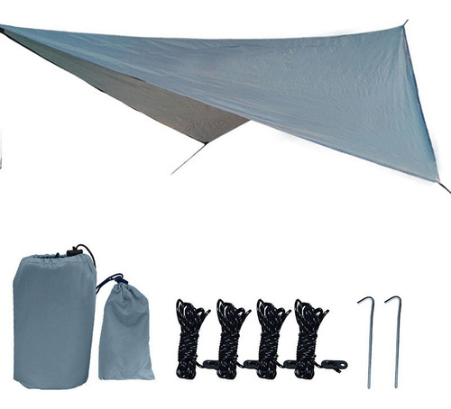 Lona Para Acampar, Toldo Para Tienda De Campaña, Toldo Gris