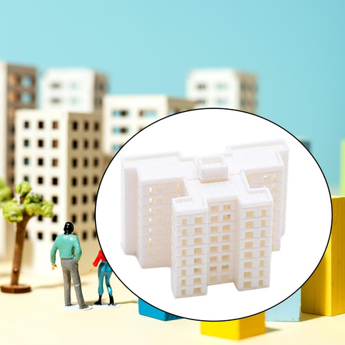 Edificio De Apartamentos En Miniatura 1. 800 Estilo F