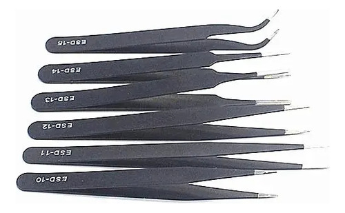 Juego De Pinzas De 6 Piezas, Juego De 6 Piezas De Acero Inox