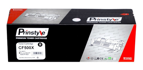 Toner Prinstyle 202x Cf500x 3.200pág Negro. Iso 19798