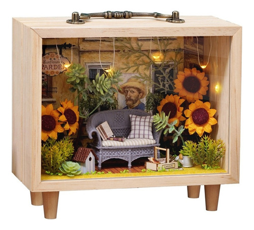 Cutebee Diy Casa Miniatura Diorama Kit De Muebles K