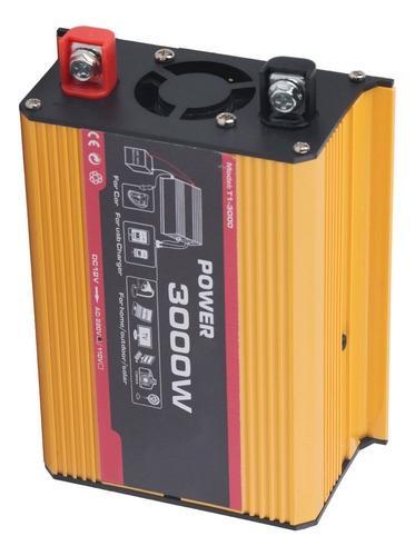 Inversor De Coche 3000w Convertidor De Potencia Automático D