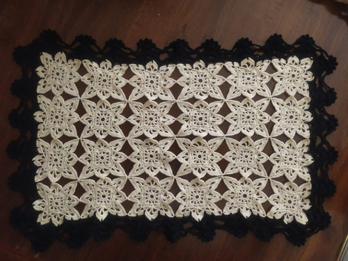 Paño De Mesa / Centro De Mesa Tejido A Mano Crochet