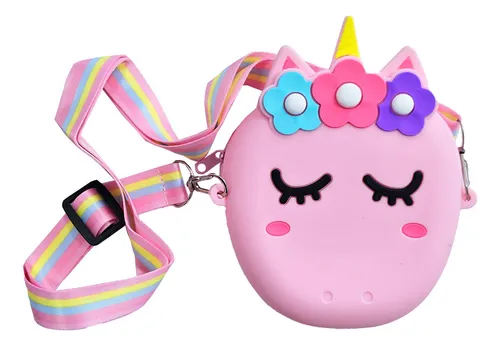 Bolso Pony Unicornio Niñas Colgado Interactivo Portable