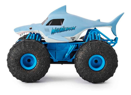Imagen 2 de 6 de Monster Truck a control remoto Spin Master Monster Jam Monster Jam 1:24 Megalodon