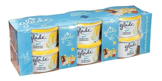 6 Unidades Glade Gel Citrus Aromatizante 70g Cada | MercadoLivre