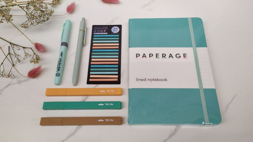 Kit Creativo Agenda Resaltadores Y Boligrafos