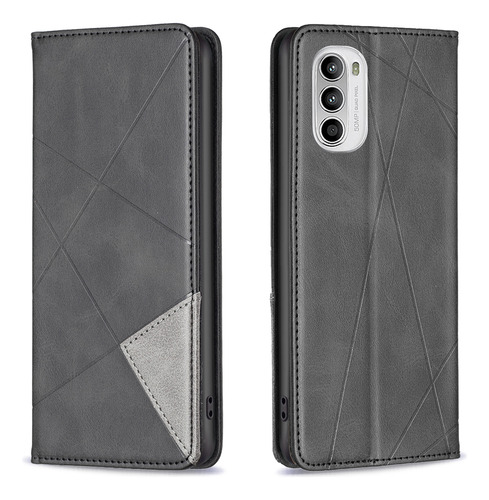 Funda De Teléfono Tipo Cartera De Piel Magnética Resistente