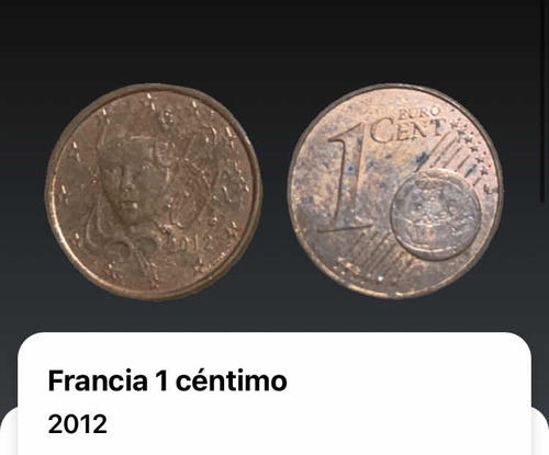 Moneda Francia 1 Centimo 2012