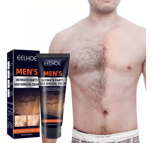 Remédio Íntimo Masculino De Depilação Para Áreas
