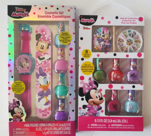 Set Esmaltes Decoración Disney Junior Minnie Mouse 